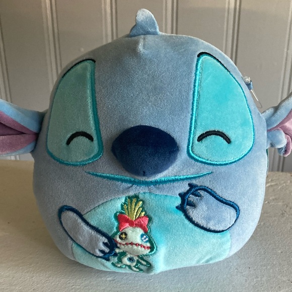 SOLD 🚨Brand NWT- 6.5”- Disney- Stitch w/ Scrump Original- Squishmallows - Picture 4 of 17